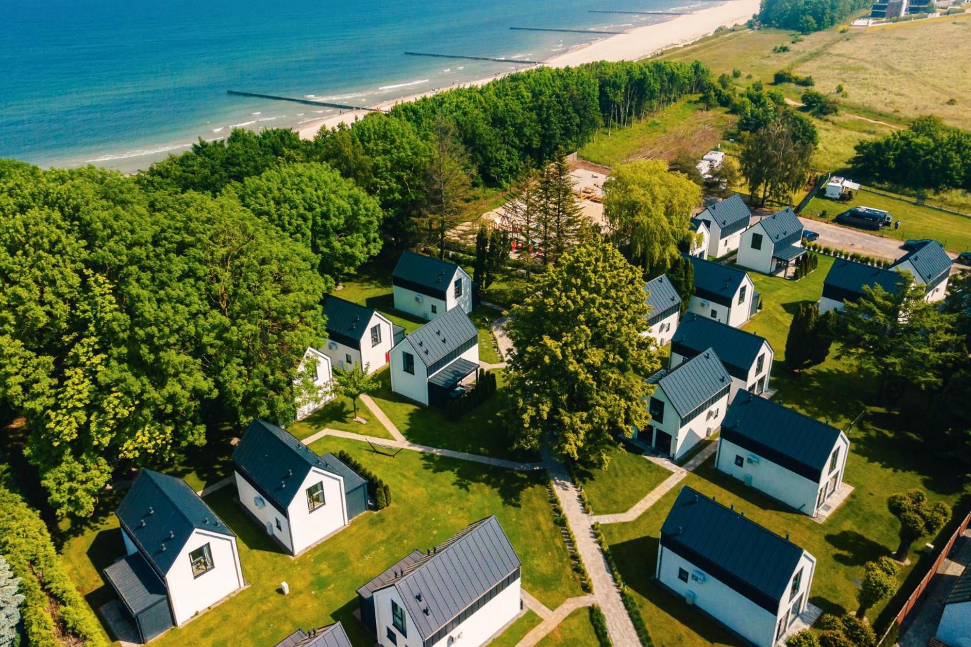 Domki Villa Hoff Resort Trzęsacz Extérieur photo